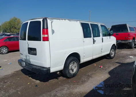 2007 Chevrolet Express Work Van from USA, damaged, VIN 1GCGG25V371130451